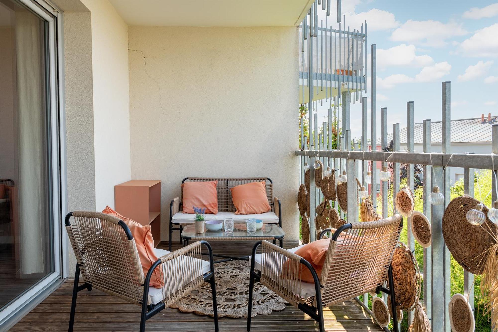 Ferienwohnung T3 Avec Terrasse Et Parking, A Proximite De L'Aeroport Et D'Airbus Toulouse Exterior foto